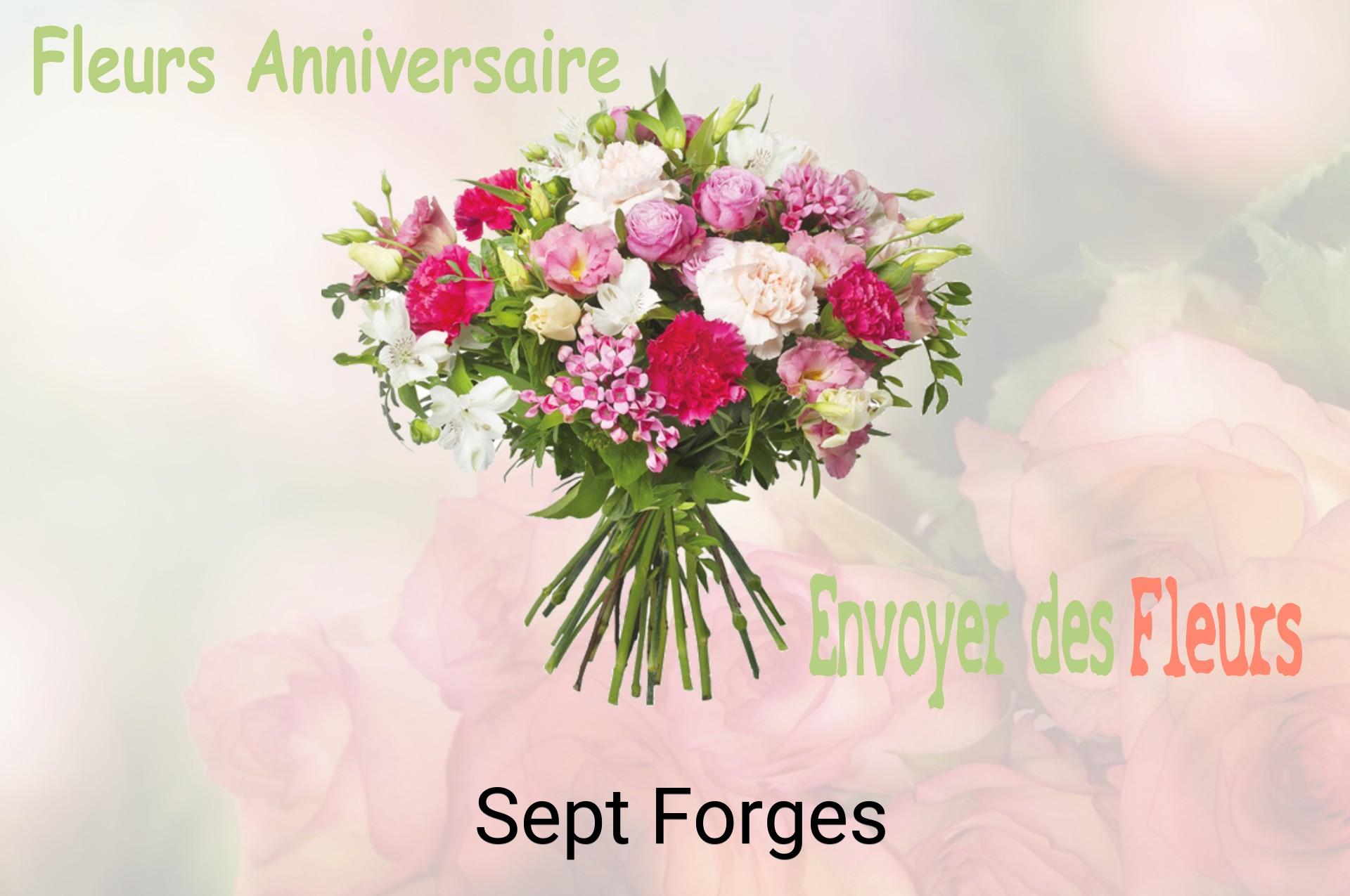 Bouquet de fleurs d’anniversaire livré à Sept-Forges