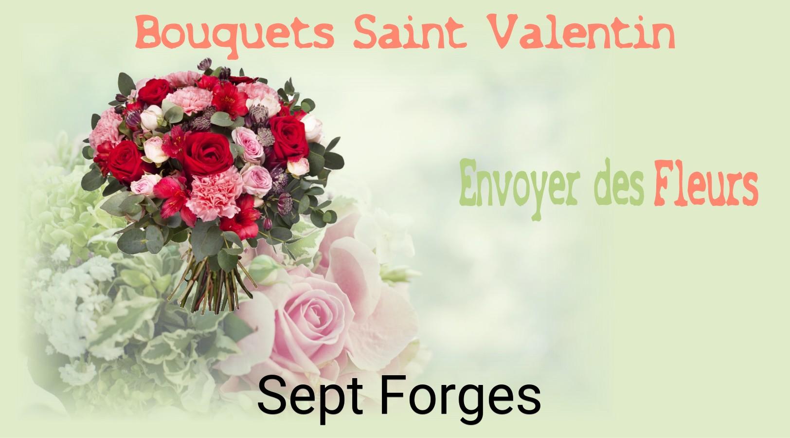 Roses de Saint-Valentin livrées à Sept-Forges